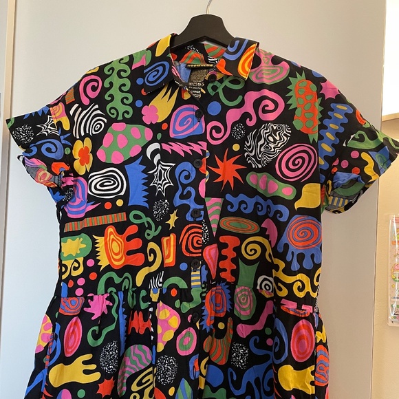 Nooworks NWT Eloise Party Mix dress size L dress with sleeves - Picture 3 of 5